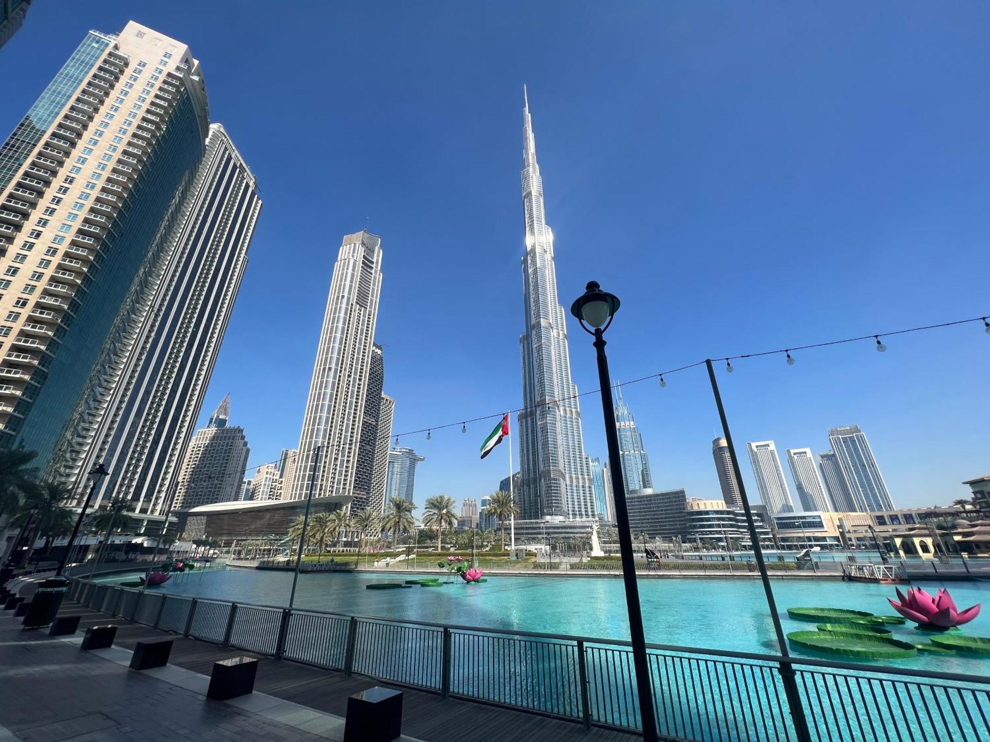 Prestige Living 2Br With Full Burj Khalifa And Fountain View By Auberge Dubai Exteriör bild